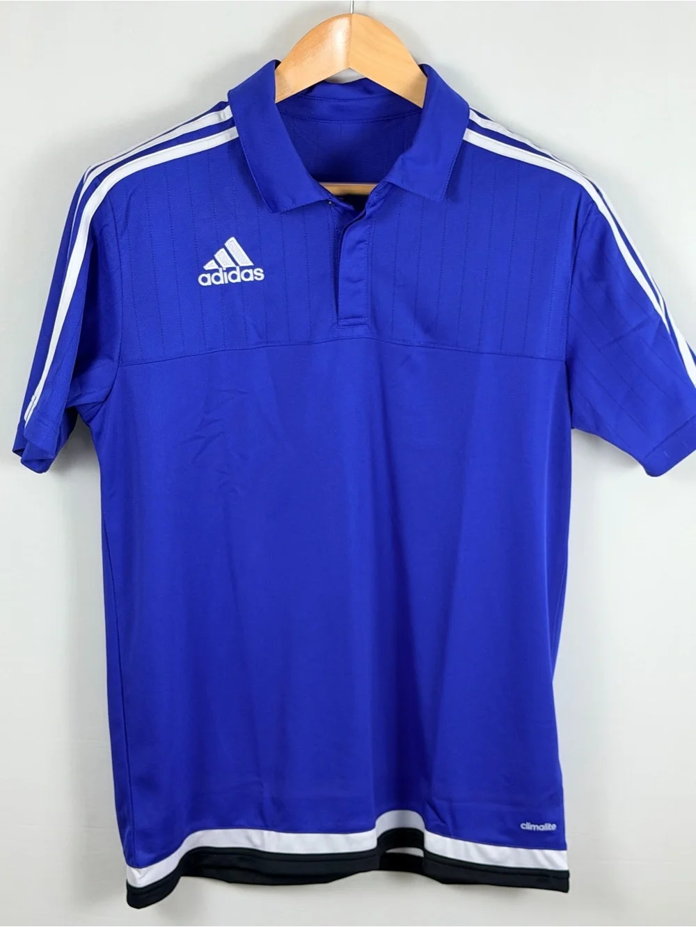 Adidas Climalite Polo Set Red Blue Medium Athletic Soccer Training Shirts